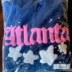 Sp5der navy atlanta hoodie